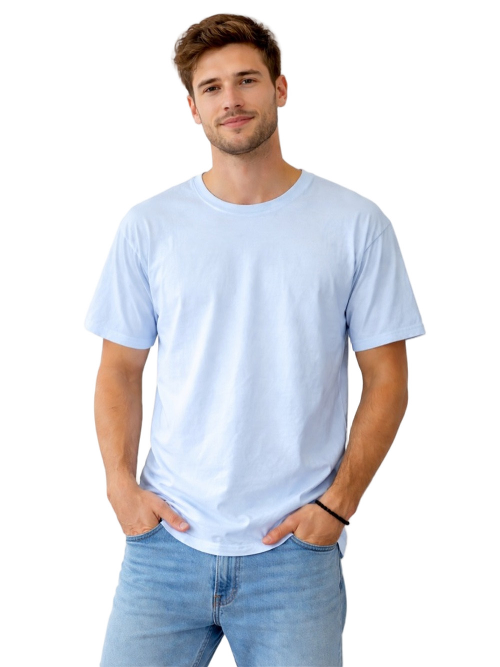 mens light blue jockey short sleeve t shirt